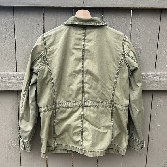 Madewell Fleet Jacket Green Size Medium Chore Coat Barn Coat Utility Jacket Sz M - Picture 9 of 9